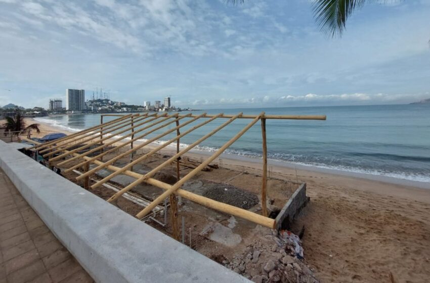  Demolerán trabajos de palapa en el malecón de Mazatlán por incumplir de nuevo con permisos