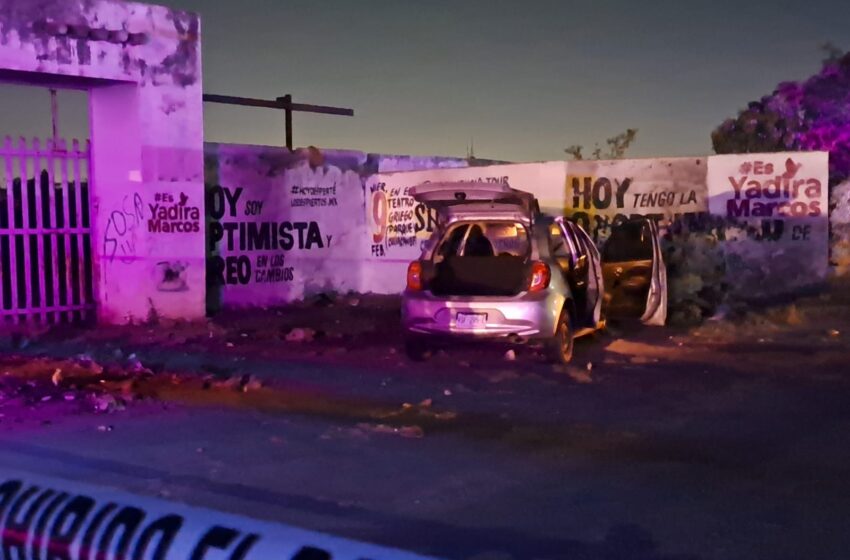  Localizan carro baleado tras reporte de robo en la zona norte de Culiacán