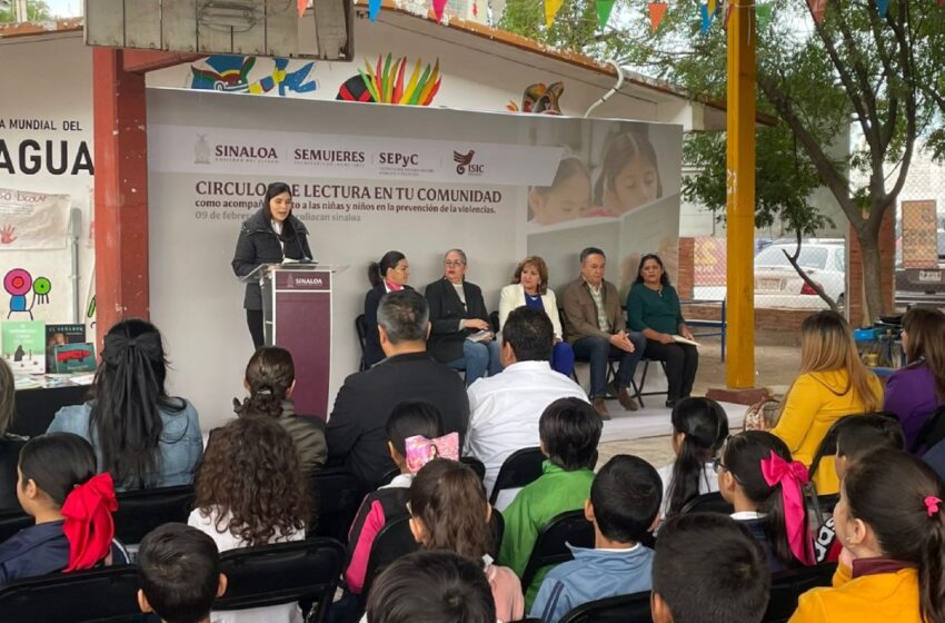  Buscan prevenir violencia con ‘círculos de lectura’ en Sinaloa