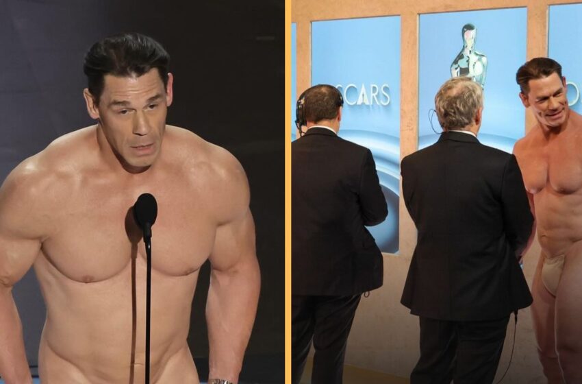  John Cena y la verdadera razón de su desnudo en los Oscar