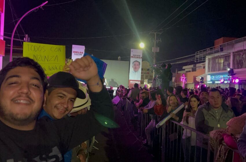  ¡Van por el Senado! Ante miles de asistentes, arrancan campaña Imelda Castro y Enrique Inzunza de Morena