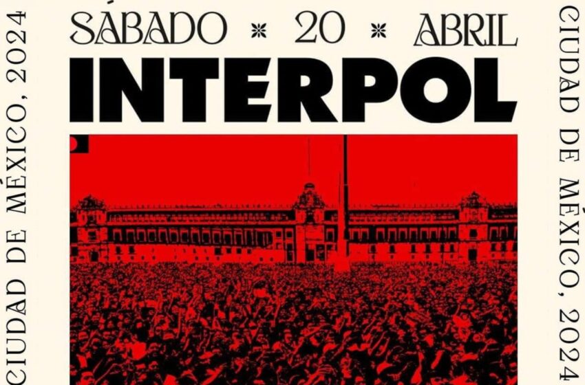  ¡A rockear! Interpol dará concierto gratis en el Zócalo