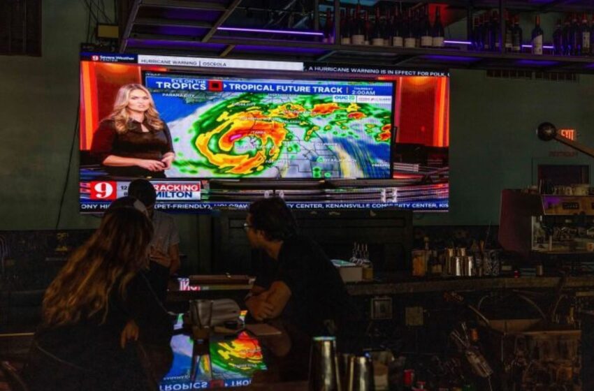  ANÁLISIS | La gran batalla política sobre el huracán Milton no esperó a que la tormenta tocara tierra