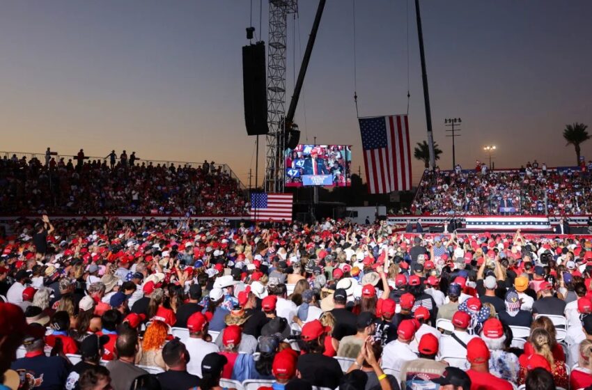  Funcionarios federales dicen que Trump no estaba en peligro después de que un hombre fuera arrestado con armas ilegales cerca de un mitin de campaña en California