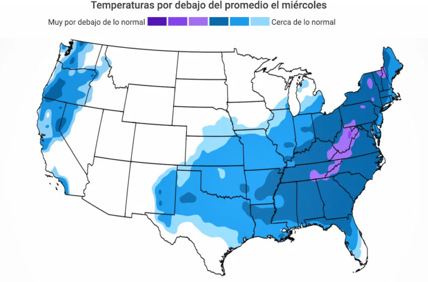  Las temperaturas comenzarán a bajar en Estados Unidos; estos serán los estados afectados