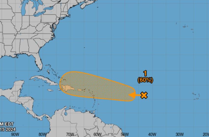  Nadine todavía es una perturbación tropical en el Atlántico central, pero podría desarrollarse y amenazar a Puerto Rico esta semana