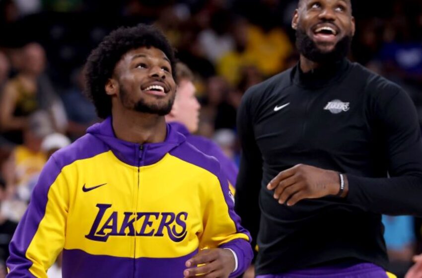  El dúo histórico de padre e hijo de la MLB estará presente para presenciar el posible hito en la NBA de LeBron James y su hijo Bronny