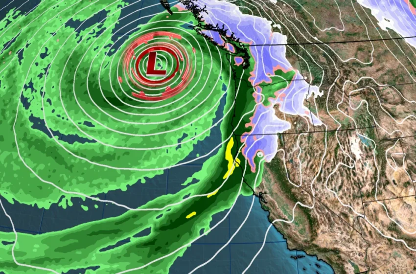  Este es el pronóstico del tiempo en EE.UU. con la bomba ciclónica: lluvias, vientos y nieve