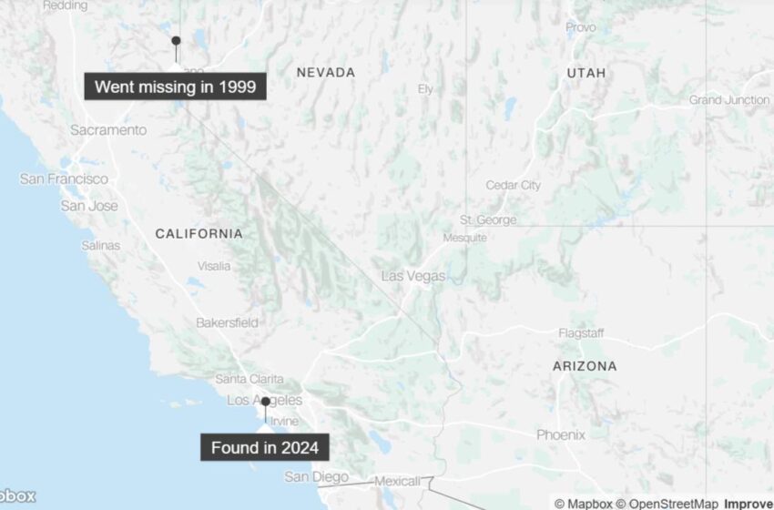  Estuvo desaparecido durante 25 años y su hermana lo encontró luego de ver su foto en las noticias