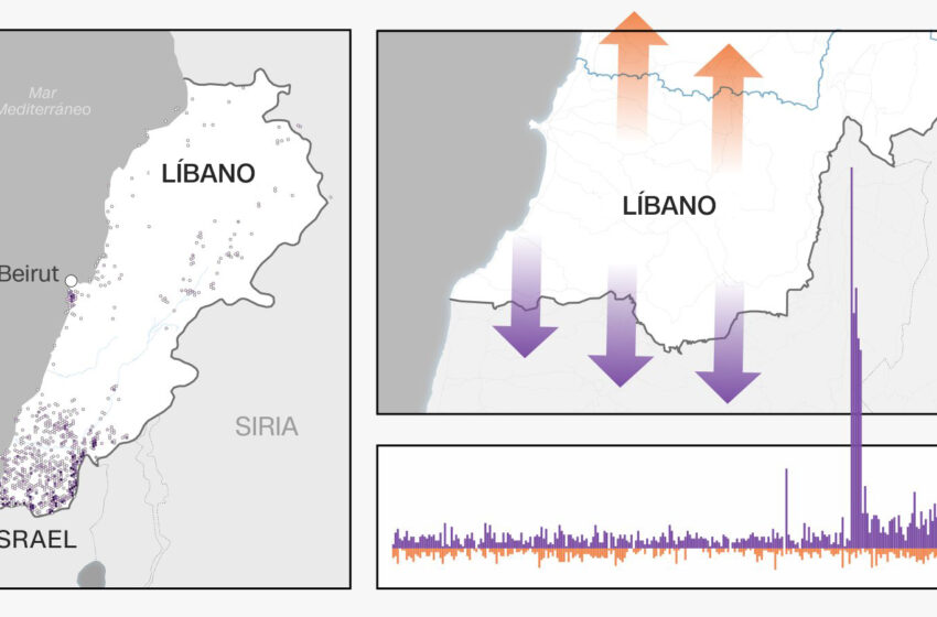  El alto el fuego entre Israel y Hezbollah en cuatro mapas y gráficos