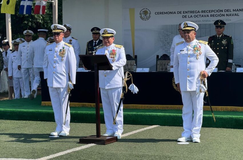  Nuevo mando en la Octava Región Naval de Mazatlán