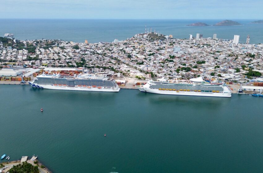  ¡Gran puente festivo! Mazatlán recibe doble crucero: ‘Majestic Princess’ y ‘Navigator of the Sea’  