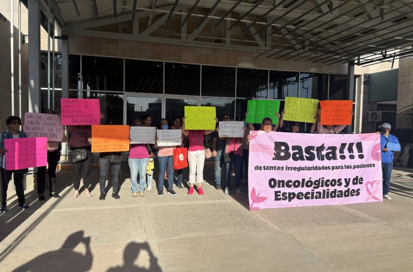  Pacientes del IMSS Mazatlán zona 3 exigen medicamentos y especialistas