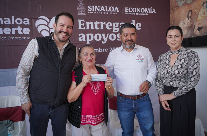  Gobierno de Sinaloa impulsa Concordia con apoyos directos a comerciantes y restauranteros