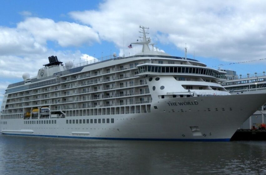  Regresa el crucero de lujo ‘The World’ a Mazatlán… por dos noches