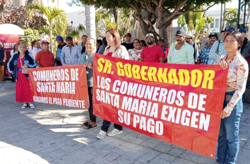  Comuneros exigen pago de indemnización por la presa Santa María