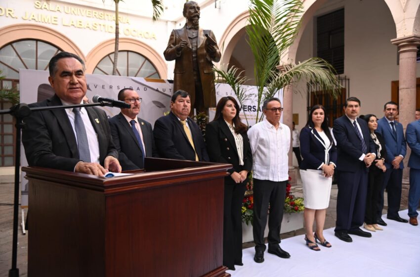  En su 152 aniversario, la UAS se consolida con los más altos niveles de desarrollo académico e institucional, destaca el Rector Jesús Madueña; da inicio el XXX Festival Internacional Universitario de la Cultura 2025