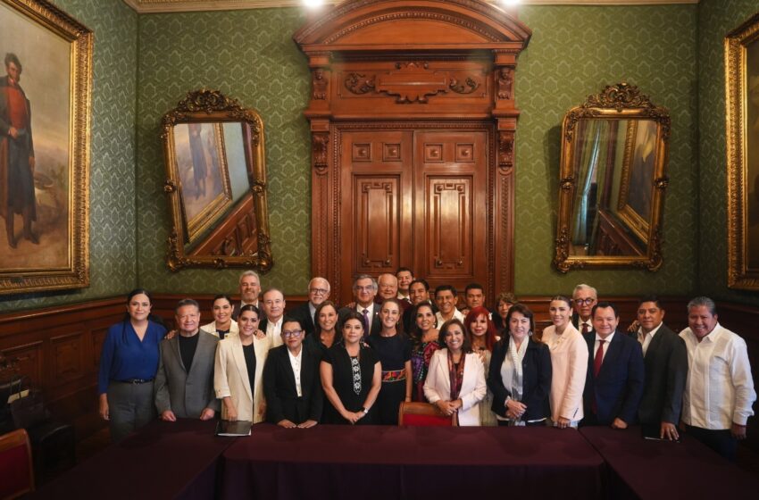  El gobernador Rocha se reunió con la presidenta Claudia Sheinbaum para revisar junto con las y los gobernadores, avances del IMSS Bienestar
