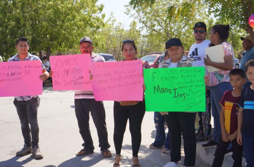 Reciben a Claudia Sheinbaum entre protestas y porras