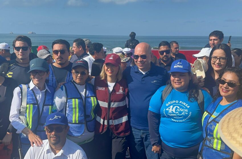  Mazatlán se une a la Limpieza Nacional de Playas en el Día Mundial del Medio Ambiente