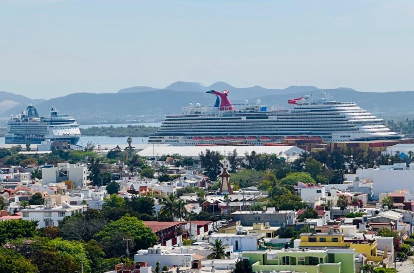 Mazatlán cerrará primer semestre de 2025 con el arribo de 58 cruceros turísticos