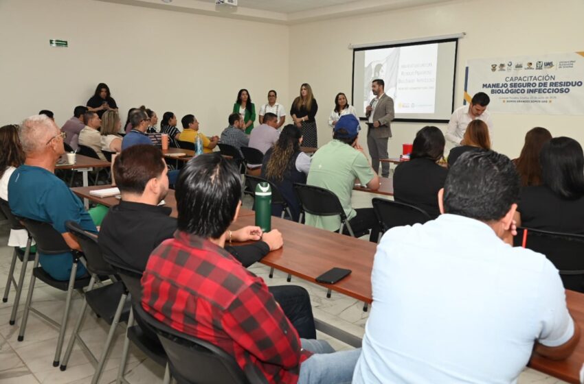 La UAS inicia capacitación “Manejo Seguro de Residuo Biológicos Infecciosos” en coordinación con Instituto Mexicano del Seguro Social.