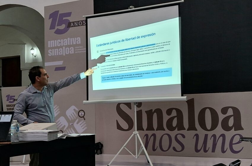 Nuevas reformas legislativas amenazan a la libertad de expresión en México, advierte Alejandro Rojas