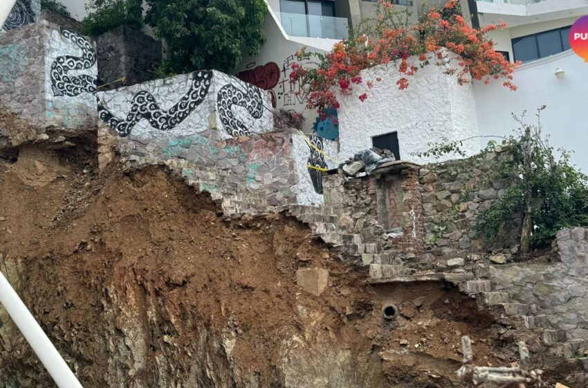 Constructora reparará escalera colapsada en el Cerro de la Nevería