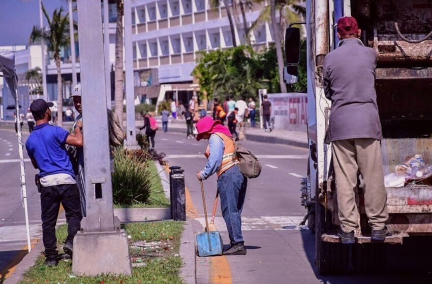 Vacaciones disparan generación de basura en Mazatlán