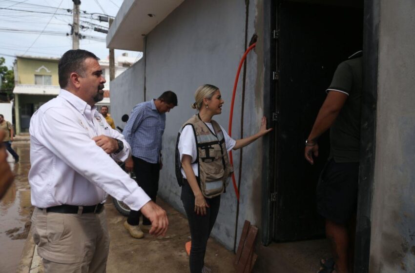  Suman esfuerzos Gobierno de Mazatlán y Estado en apoyo a familias afectadas por lluvias